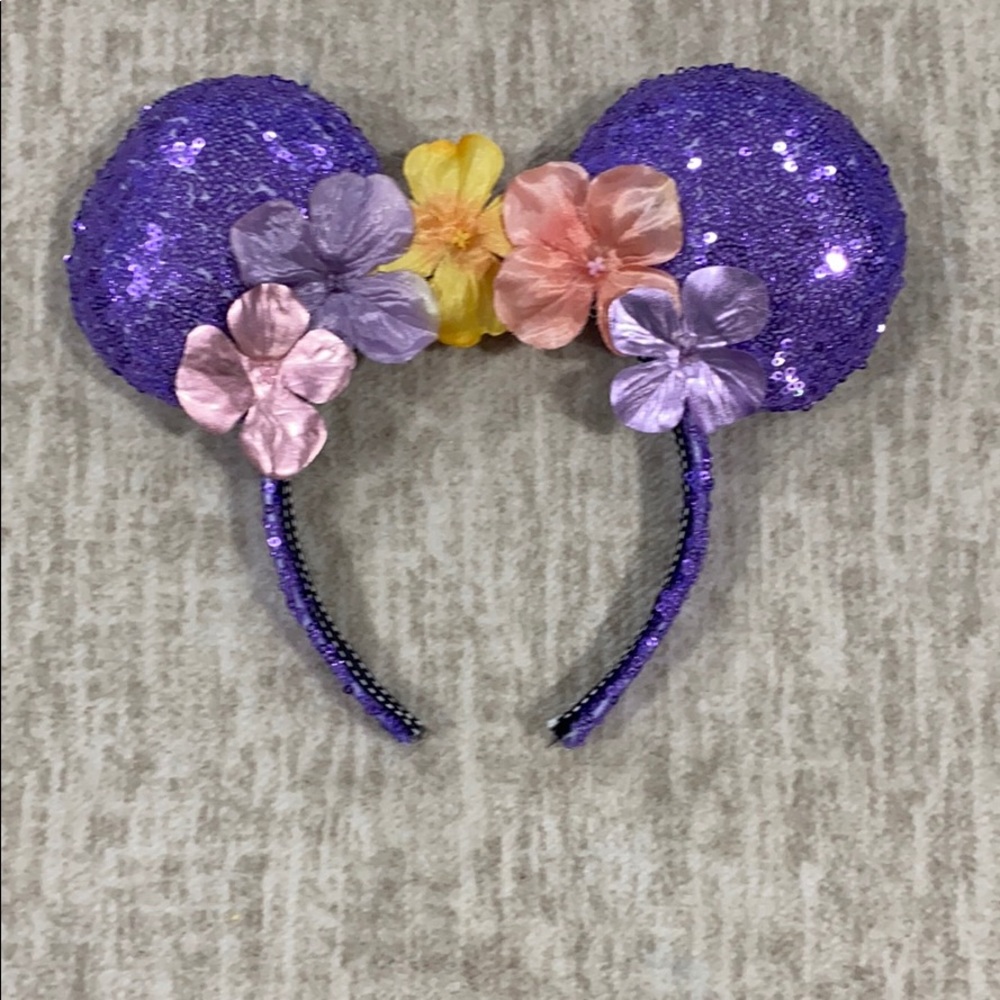Rapunzel Minnie Mouse ear headband